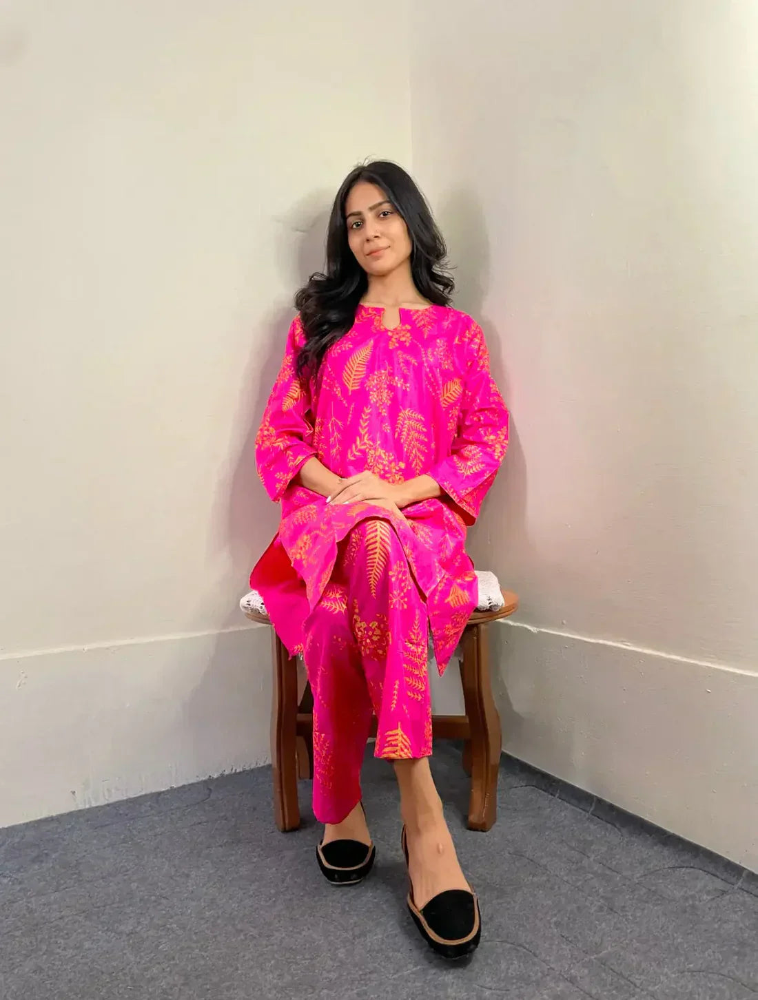 Petal Leave 2piece stitched