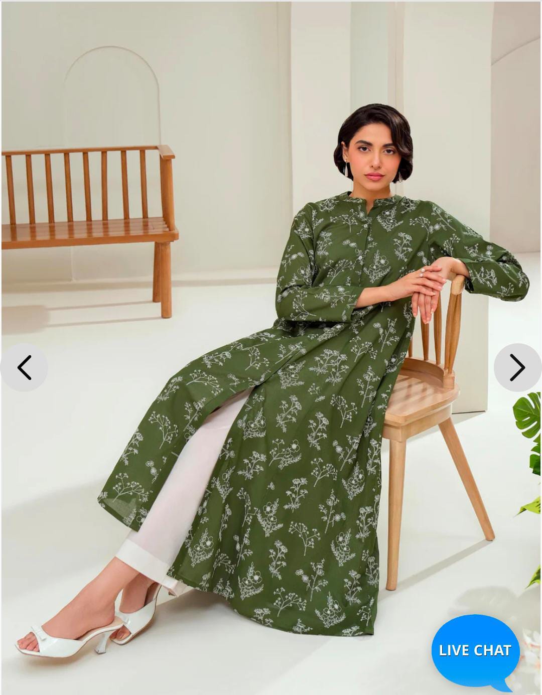 Zarqash Frock style 2pc stitched