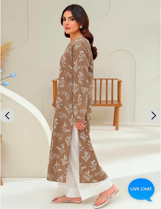 Noor-e-Naz Long length 2piece stitched