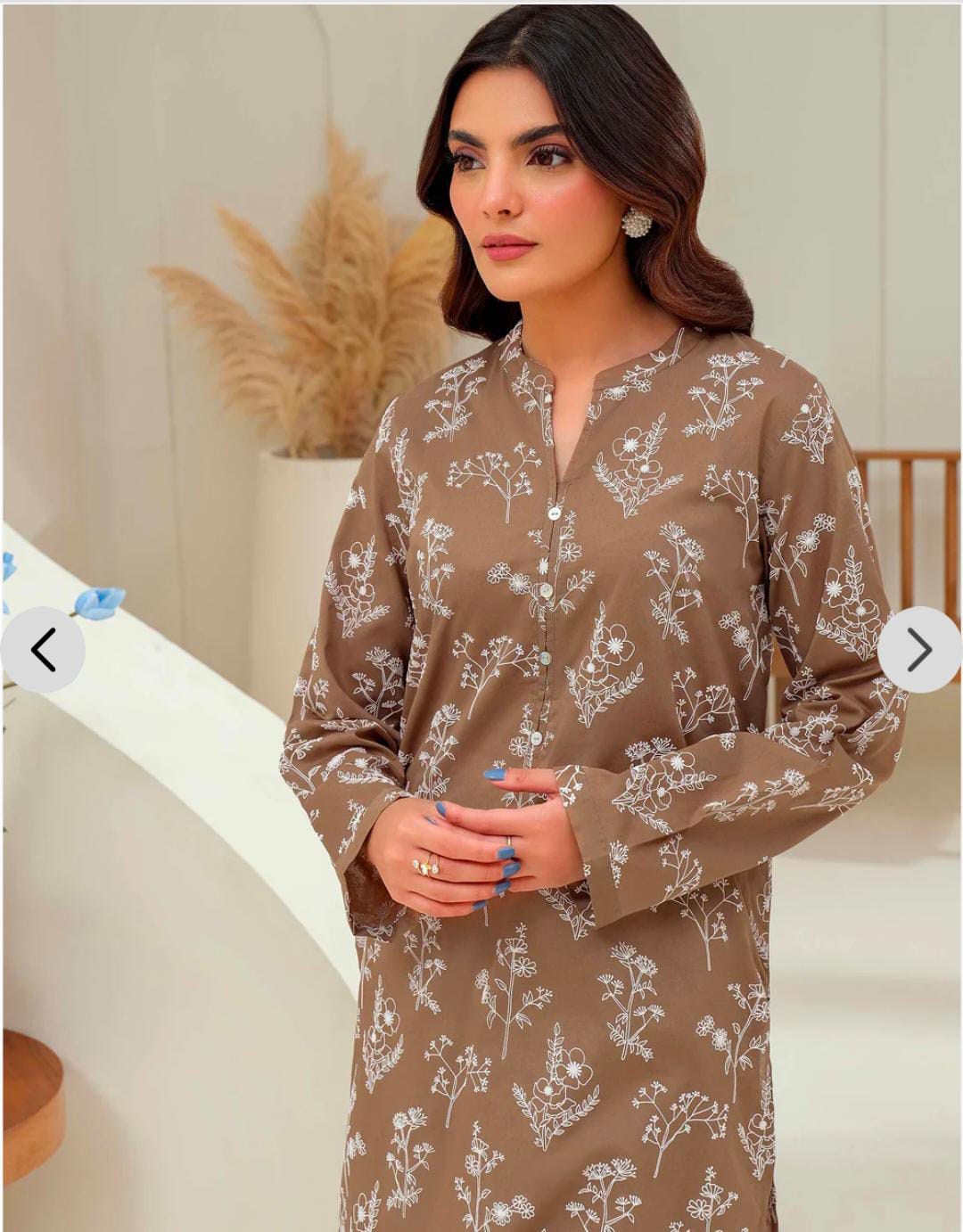 Noor-e-Naz Long length 2piece stitched