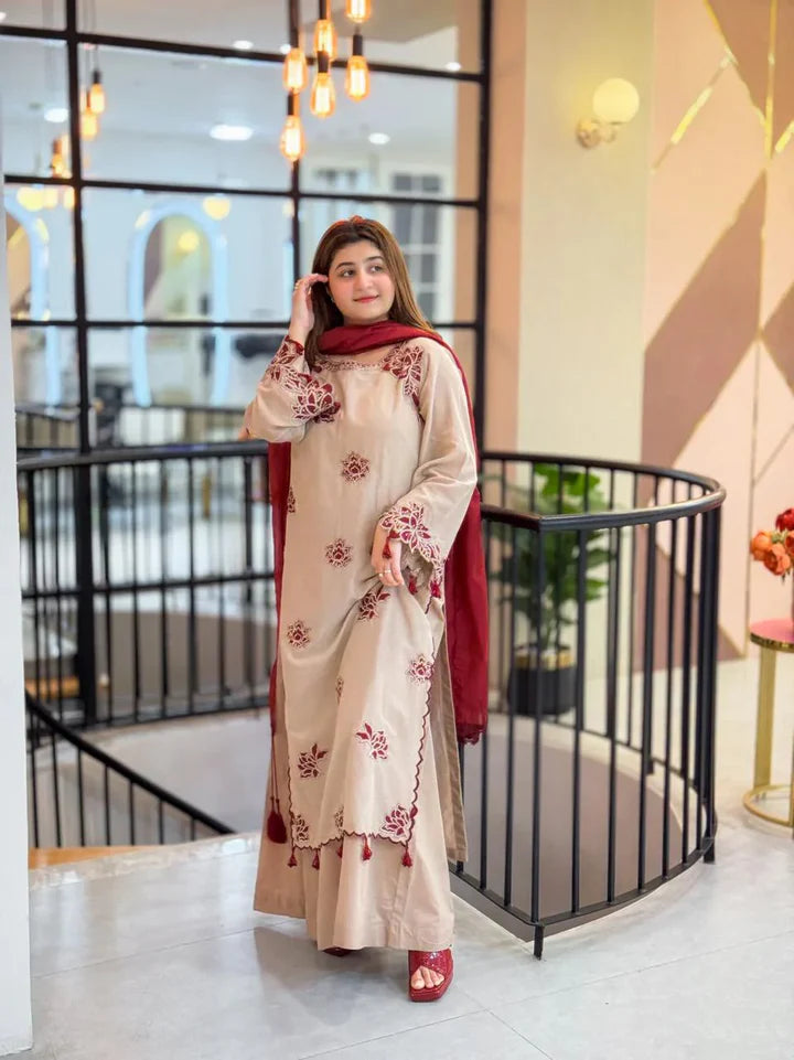 Neelam Embroidered 3pc