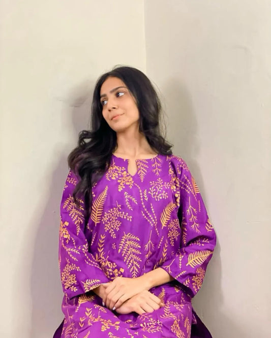 Petal Leave 2piece stitched