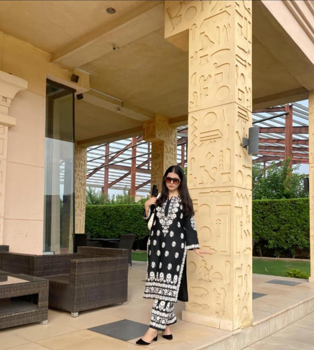 INDIAN CHICKEN KARI ( EMBOSED ) printed 2piece Stitched