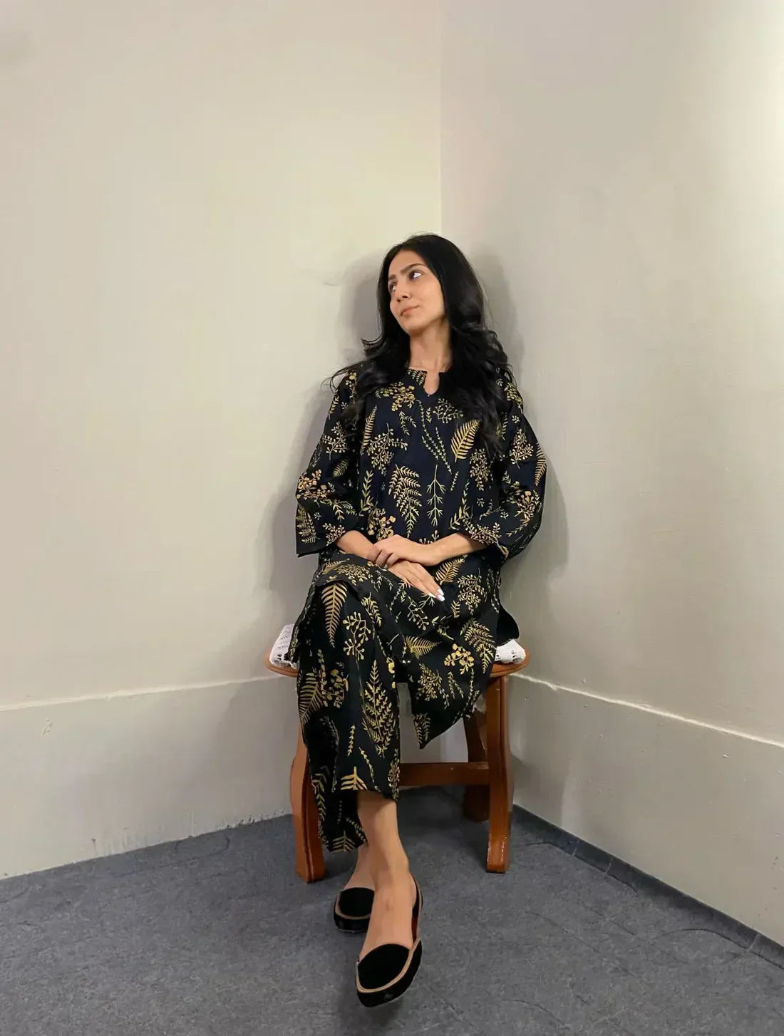 Petal Leave 2piece stitched